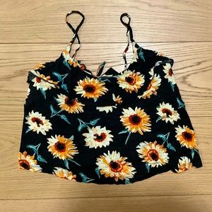 Urban Outfitters Sunflower Cropped Top
